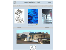 Tablet Screenshot of fonderiafazzini.it